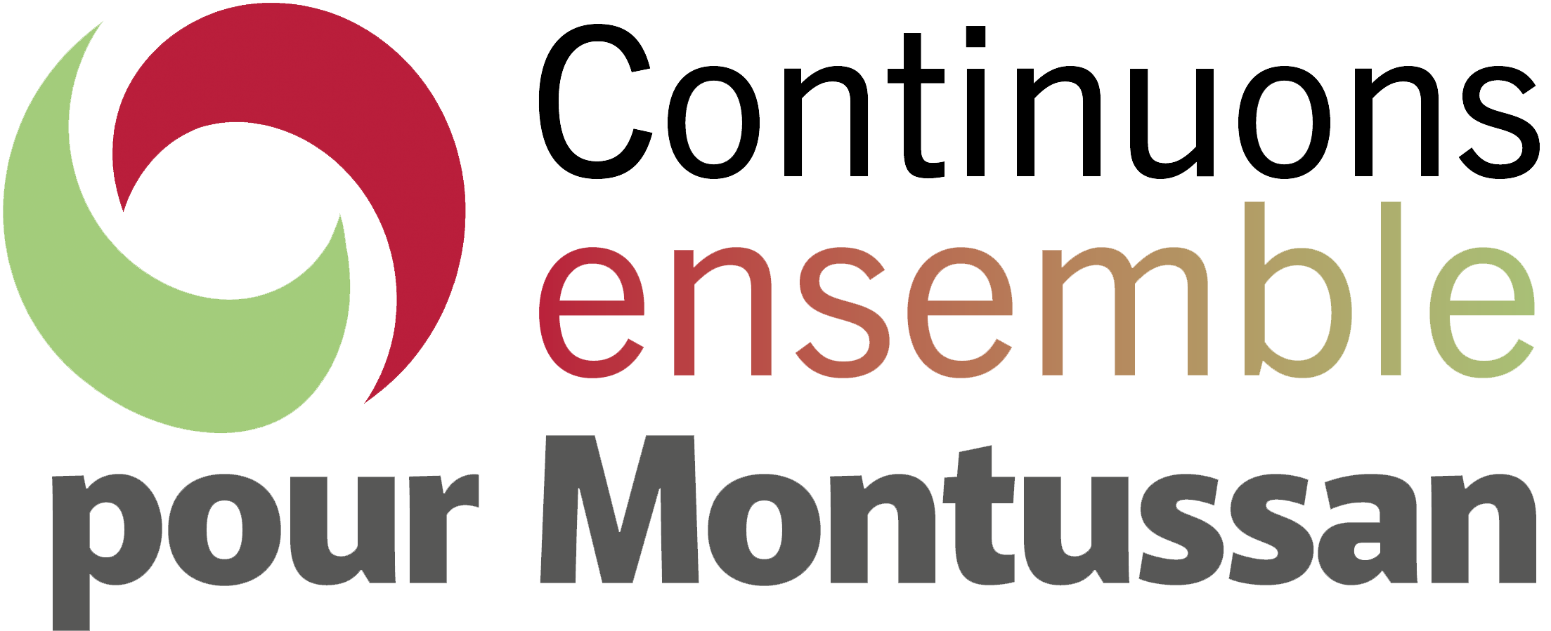 Continuons ensemble pour Montussan, liste menée par Frédéric Dupic